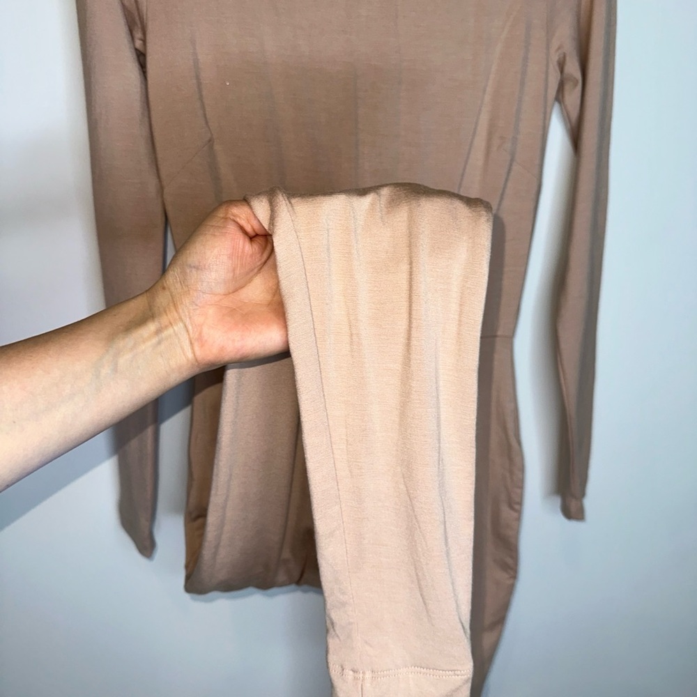 JLUXLABEL Chic Nude Jumpsuit - Picture 7 of 16